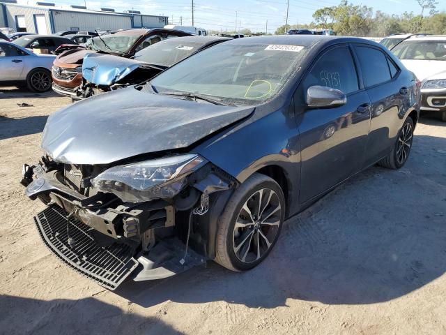 TOYOTA COROLLA L 2019 with VIN 5YFBURHE0KP883592 - Photo from auction