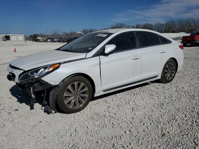 HYUNDAI SONATA SPO 2017 with VIN 5NPE34AF5HH436882 - Photo from auction