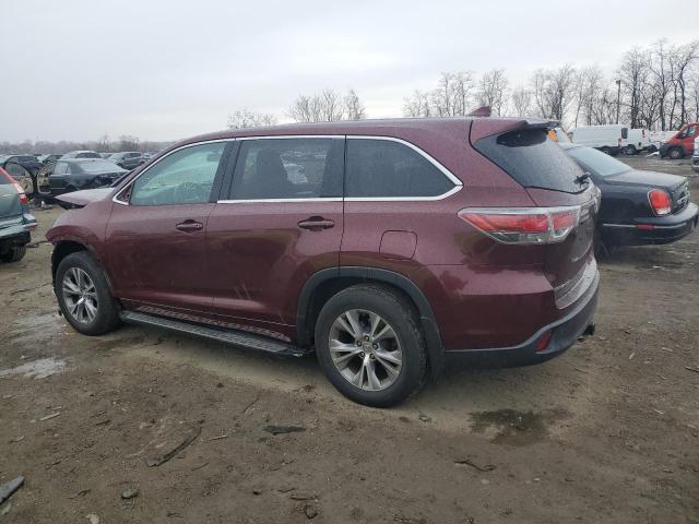 Photo 2 from auction – 2015 TOYOTA HIGHLANDER with VIN 5TDBKRFH8FS164462