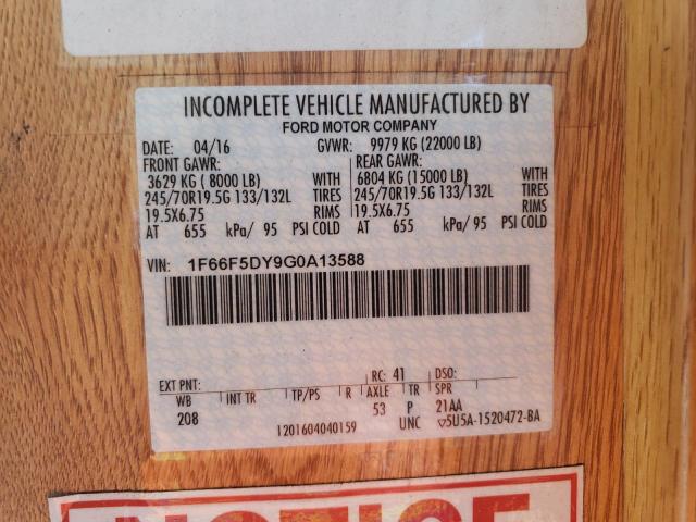 Photo 10 from auction – 2016 DOUK BUS with VIN 1F66F5DY9G0A13588