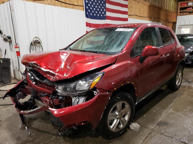 CHEVROLET TRAX LS 2022 with VIN KL7CJNSM2NB510611 - Photo from auction