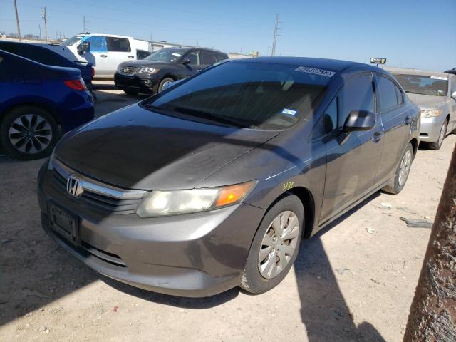 HONDA CIVIC LX 2012 with VIN 19XFB2F58CE085619 - Photo from auction