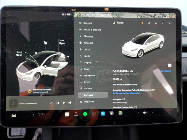 Photo 9 from auction – 2021 TESLA MODEL 3 with VIN 5YJ3E1EA6MF017463