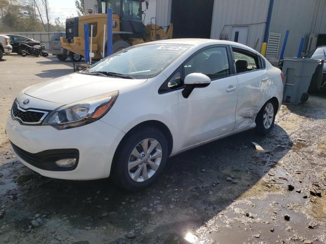 KIA RIO EX 2014 with VIN KNADN4A37E6352979 - Photo from auction