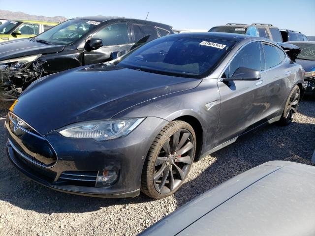 TESLA MODEL S 2014 with VIN 5YJSA1H29EFP66643 - Photo from auction