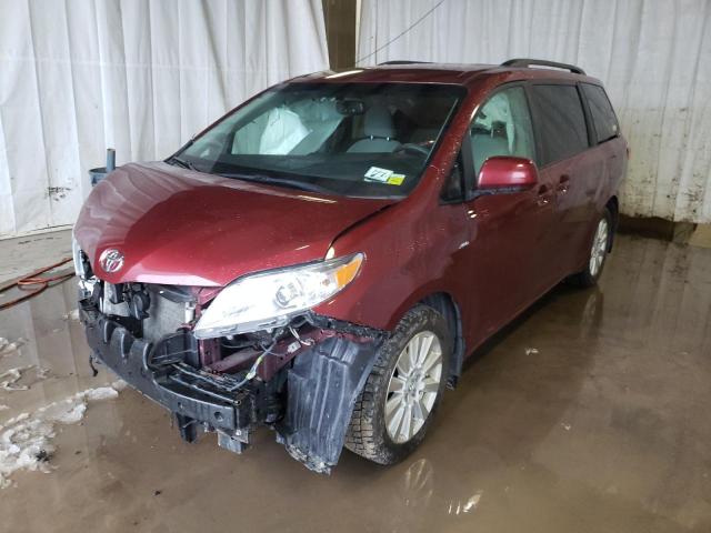 TOYOTA SIENNA LE 2017 with VIN 5TDJZ3DC2HS187587 - Photo from auction