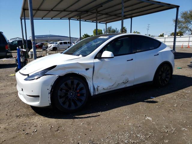 TESLA MODEL Y 2022 with VIN 7SAYGDEF2NF487829 - Photo from auction
