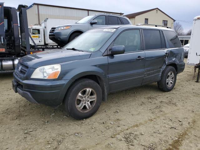 HONDA PILOT EX 2004 with VIN 5FNYF184X4B007625 - Photo from auction