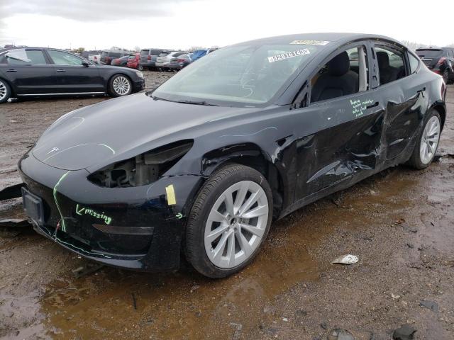 TESLA MODEL 3 2022 with VIN 5YJ3E1EA5NF187573 - Photo from auction