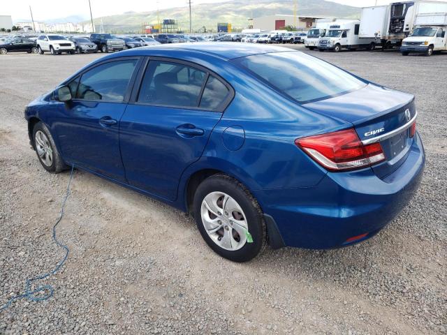Photo 2 from auction – 2013 HONDA CIVIC LX with VIN 2HGFB2F5XDH589970