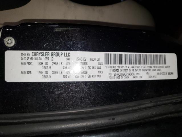 Photo 14 from auction – 2012 DODGE GRAND CARA with VIN 2C4RDGBG7CR292142