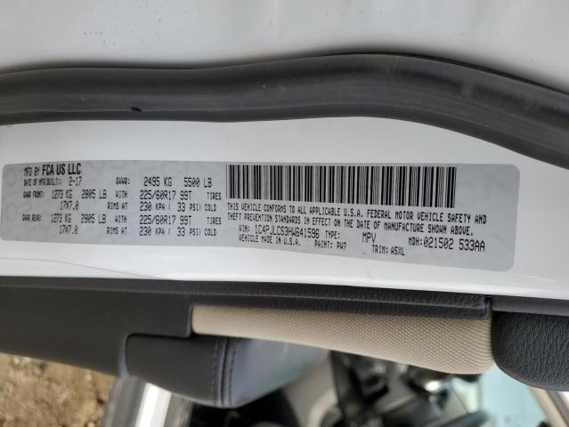 Photo 14 from auction – 2017 JEEP CHEROKEE L with VIN 1C4PJLCS3HW641596