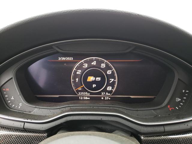 Photo 9 from auction – 2019 AUDI S5 PREMIUM with VIN WAUB4CF59KA000879