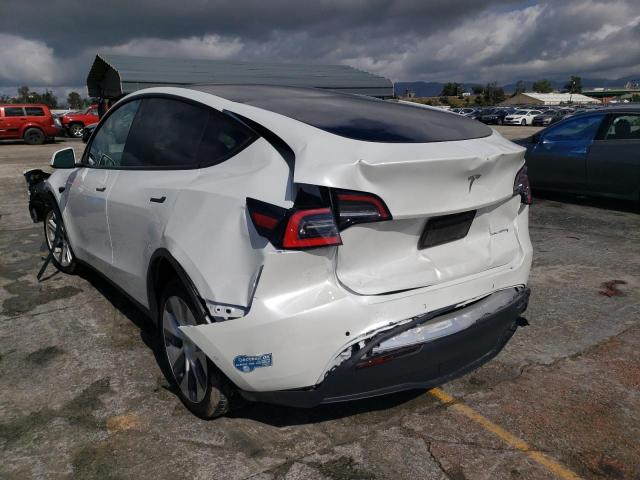 Photo 2 from auction – 2021 TESLA MODEL Y with VIN 5YJYGDEE7MF118967