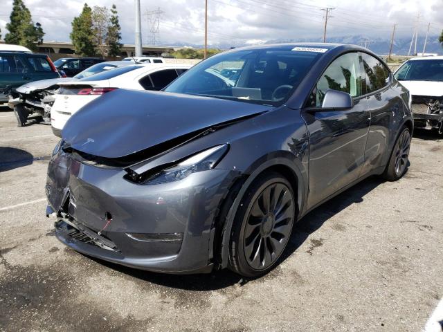 TESLA MODEL Y 2022 with VIN 7SAYGDEF4NF401937 - Photo from auction