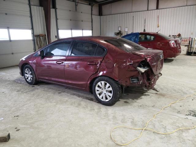 Photo 2 from auction – 2012 HONDA CIVIC LX with VIN 2HGFB2F56CH612093