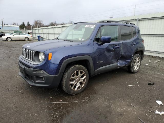 JEEP RENEGADE L 2016 with VIN ZACCJBBT0GPD99686 - Photo from auction