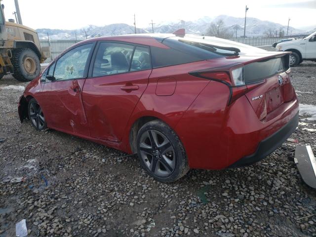Photo 2 from auction – 2019 TOYOTA PRIUS with VIN JTDKARFUXK3100158
