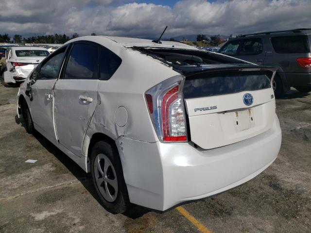 Photo 2 from auction – 2012 TOYOTA PRIUS with VIN JTDKN3DUXC5391769