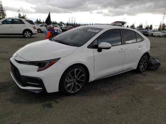 TOYOTA COROLLA SE 2022 with VIN 5YFS4MCE9NP110344 - Photo from auction