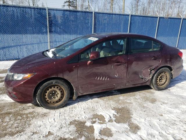 HONDA CIVIC LX 2012 with VIN 2HGFB2F59CH013303 - Photo from auction