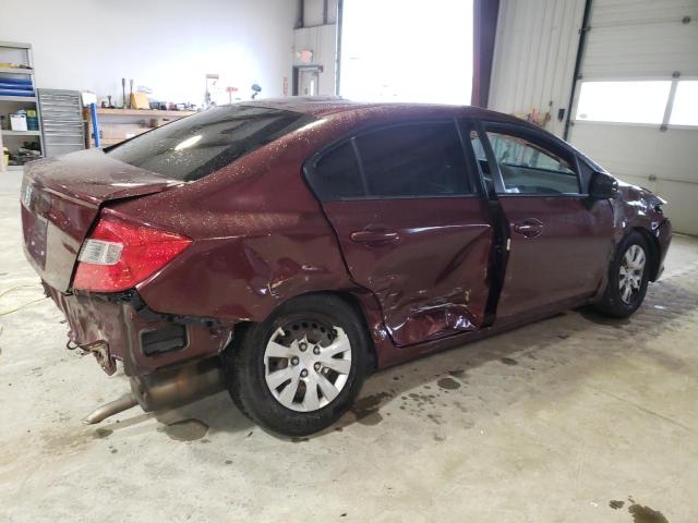 Photo 3 from auction – 2012 HONDA CIVIC LX with VIN 2HGFB2F56CH612093