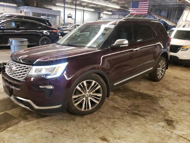 FORD EXPLORER P 2018 with VIN 1FM5K8HT4JGB40666 - Photo from auction
