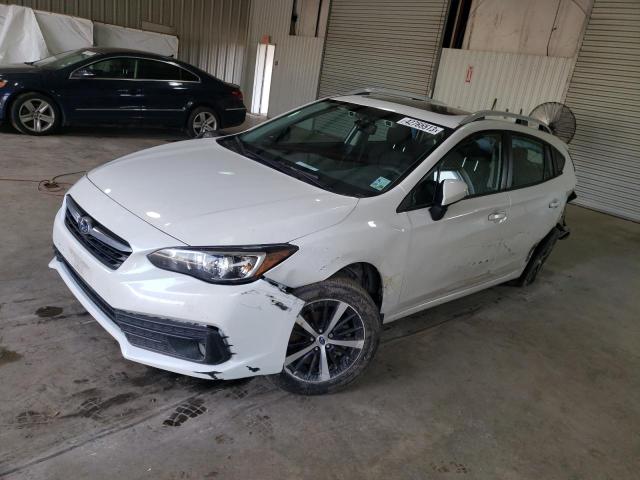 SUBARU IMPREZA PR 2021 with VIN 4S3GTAD68M3701593 - Photo from auction