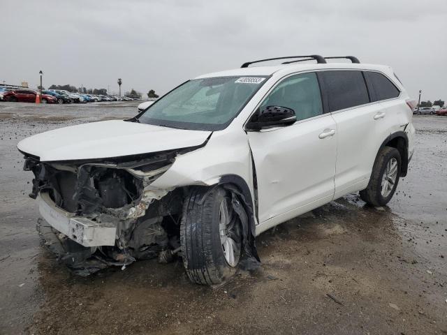 TOYOTA HIGHLANDER 2016 with VIN 5TDZARFH5GS020029 - Photo from auction