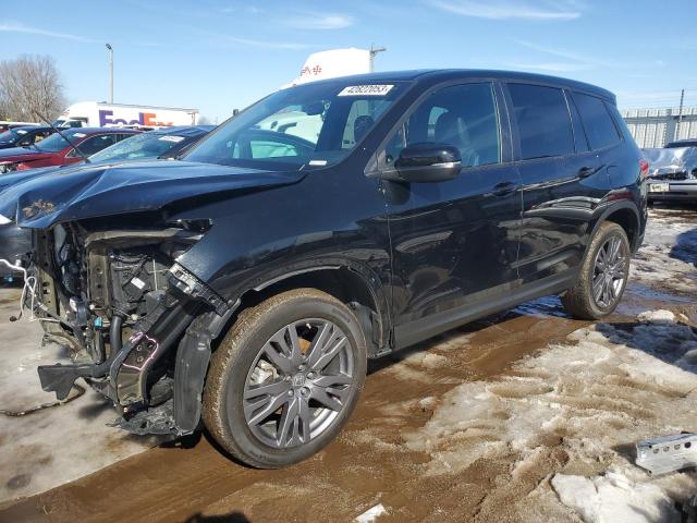 HONDA PASSPORT E 2021 with VIN 5FNYF8H50MB012432 - Photo from auction