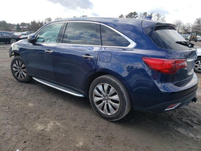 Photo 2 from auction – 2014 ACURA MDX TECHNO with VIN 5FRYD4H49EB037609