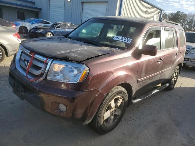HONDA PILOT EXL 2011 with VIN 5FNYF4H52BB088630 - Photo from auction