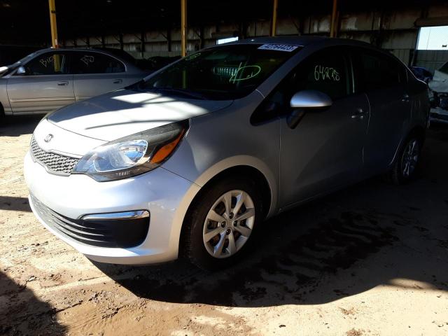 KIA RIO LX 2016 with VIN KNADM4A33G6603843 - Photo from auction