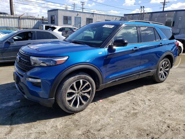 FORD EXPLORER S 2022 with VIN 1FMSK8KH5NGA13860 - Photo from auction