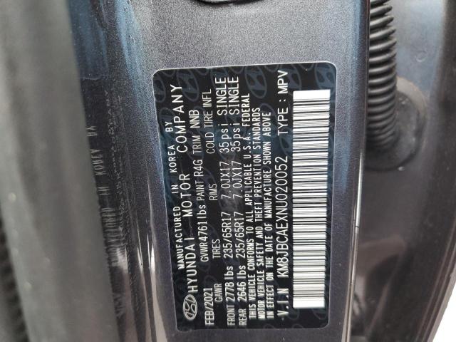 Photo 14 from auction – 2022 HYUNDAI TUCSON SEL with VIN KM8JBCAEXNU020052