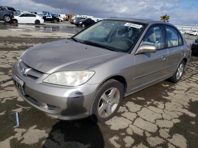 HONDA CIVIC EX 2004 with VIN 2HGES26724H594982 - Photo from auction