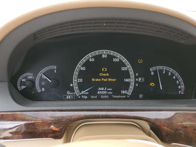 Photo 9 from auction – 2012 MERCEDES-BENZ S 550 with VIN WDDNG7DB2CA435578