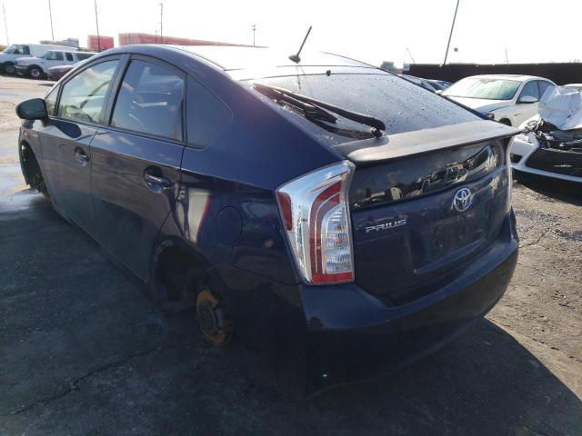 Photo 3 from auction – 2013 TOYOTA PRIUS with VIN JTDKN3DU8D1628221