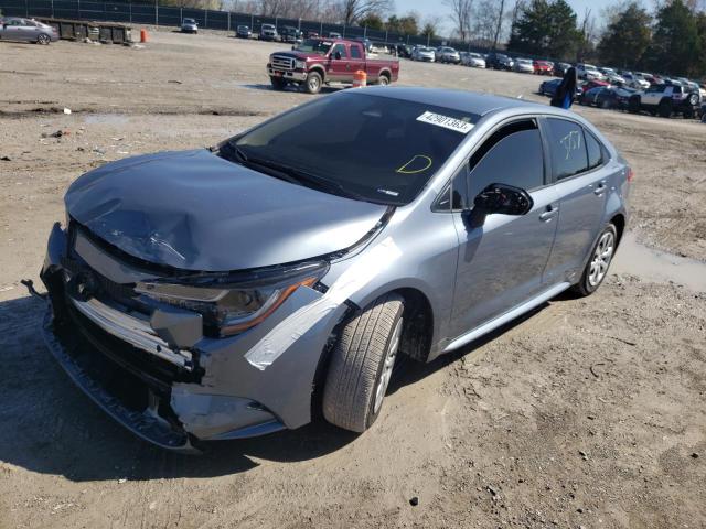 TOYOTA CORROLA LE 2023 with VIN JTDB4MEE7P3000594 - Photo from auction