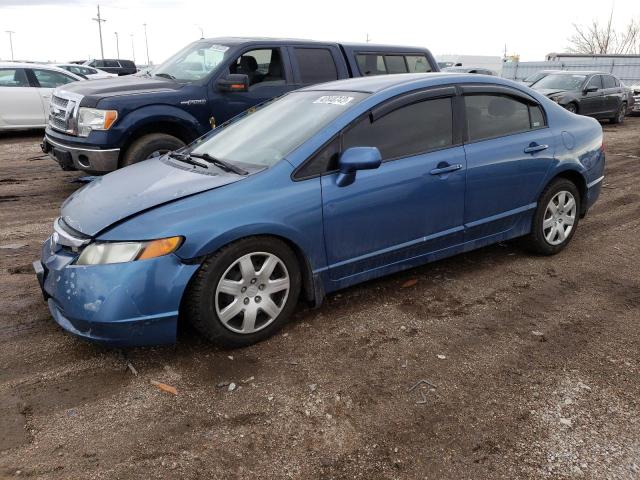 HONDA CIVIC LX 2008 with VIN 1HGFA16588L100455 - Photo from auction