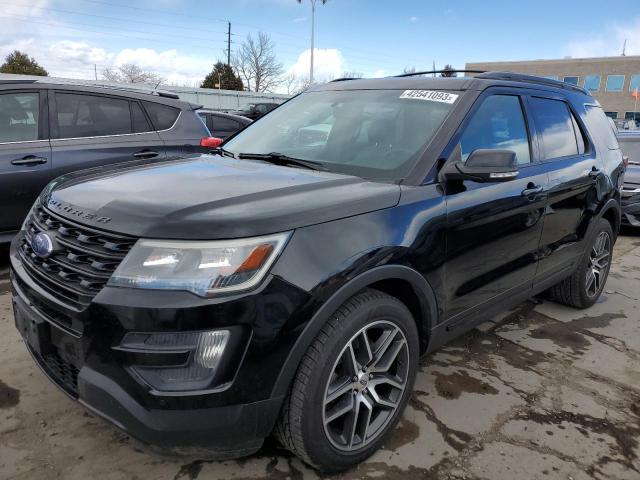 FORD EXPLORER S 2016 with VIN 1FM5K8GT3GGA70460 - Photo from auction
