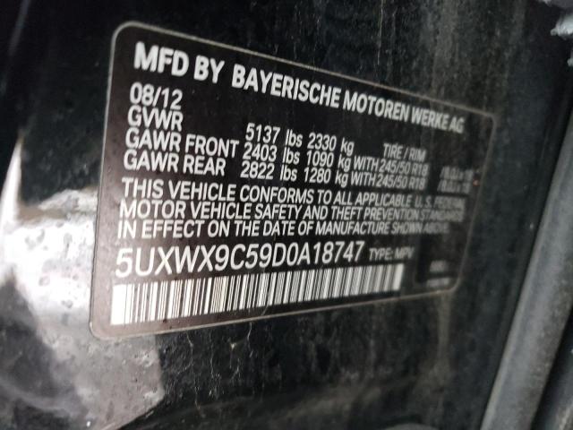 Photo 14 from auction – 2013 BMW X3 XDRIVE2 with VIN 5UXWX9C59D0A18747