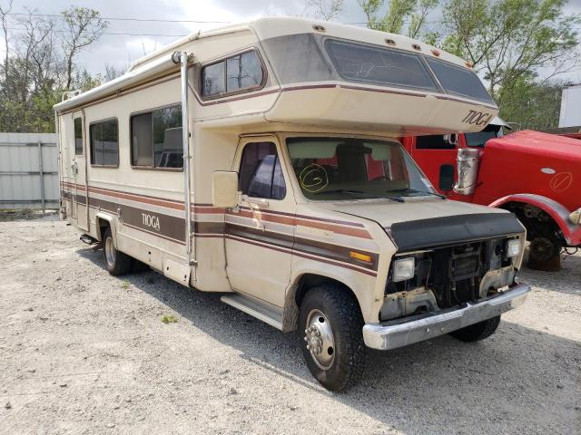 FORD ECONOLINE 1987 with VIN 1FDKE30LXHHB24744 - Photo from auction