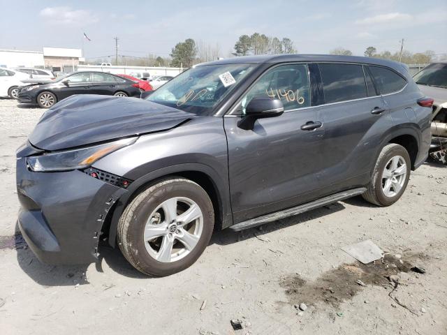 TOYOTA HIGHLANDER 2021 with VIN 5TDCZRAH0MS043591 - Photo from auction