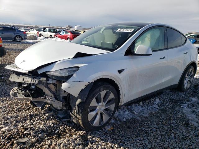TESLA MODEL Y 2021 with VIN 5YJYGDEE4MF082252 - Photo from auction