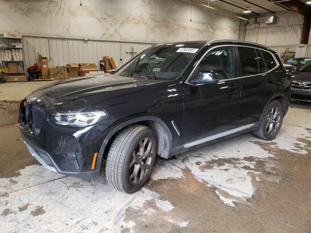 BMW X3 XDRIVE3 2022 with VIN WBX57DP07NN172439 - Photo from auction