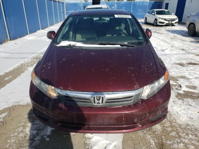 Photo 5 from auction – 2012 HONDA CIVIC LX with VIN 2HGFB2F59CH013303