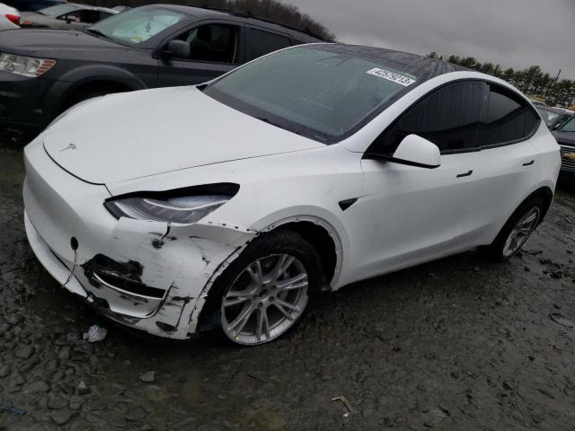 TESLA MODEL Y 2022 with VIN 7SAYGDEE0NF368958 - Photo from auction