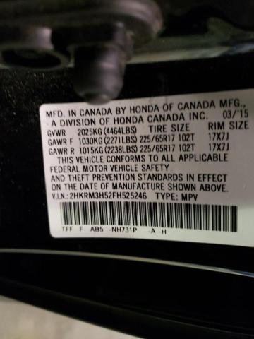 Photo 14 from auction – 2015 HONDA CR-V EX with VIN 2HKRM3H52FH525246