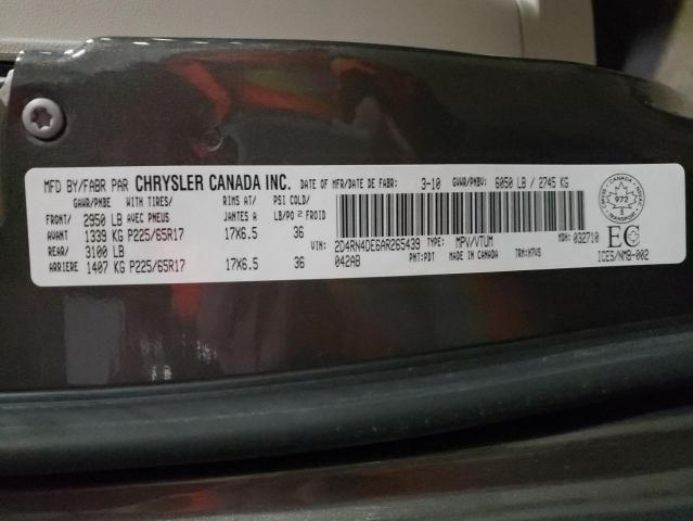 Photo 14 from auction – 2010 DODGE GRAND CARA with VIN 2D4RN4DE6AR265439